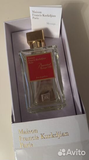 Баккара руж 540 оригинал остаток во флаконе