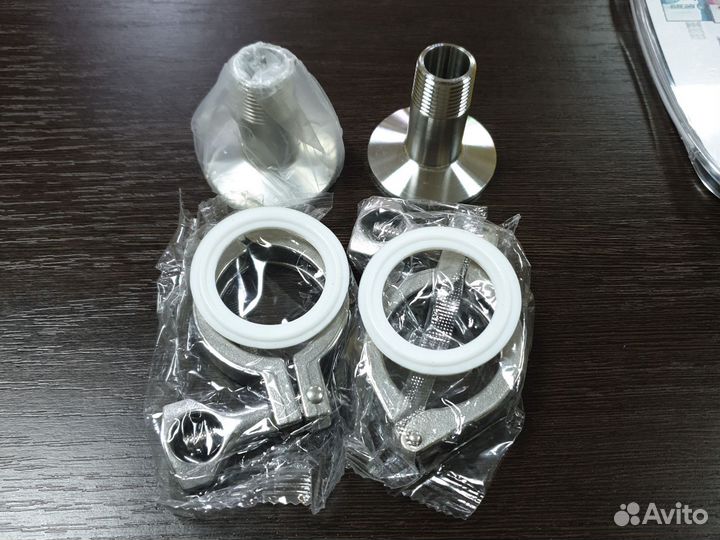 Комплект переходников с резьбы 1/2 на кламп 1,5