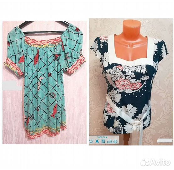 Блузка Кензо блузка шёлковая