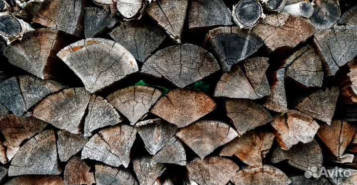 Дрова березовые наколотые