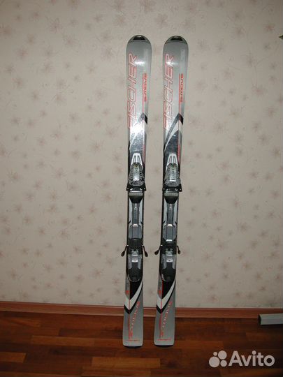 Горные лыжи б/у Fisher ростовка 140 см