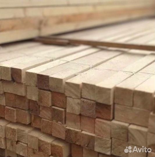 Брусок обрезной сухой хвоя 50х50 3м 1 сорт