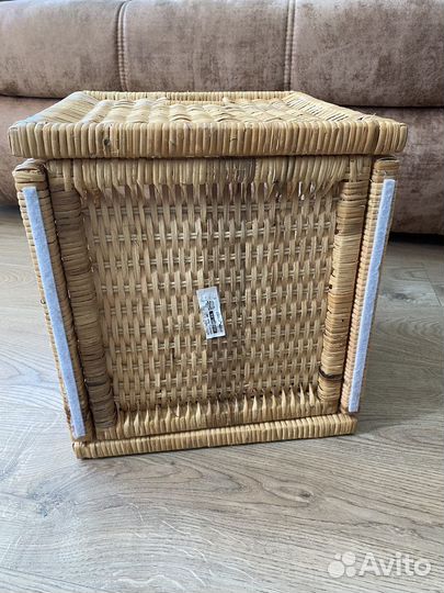 Корзина плетенная из ротанга Икеа