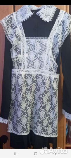 Школьный фартук и платье