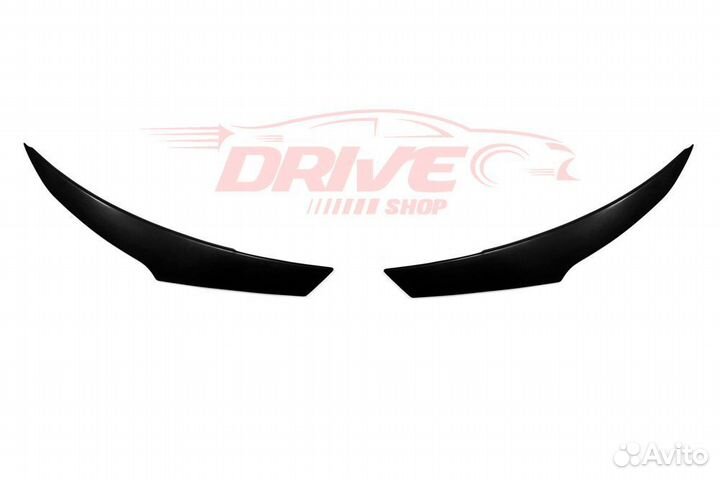 Реснички на фары Hyundai Solaris