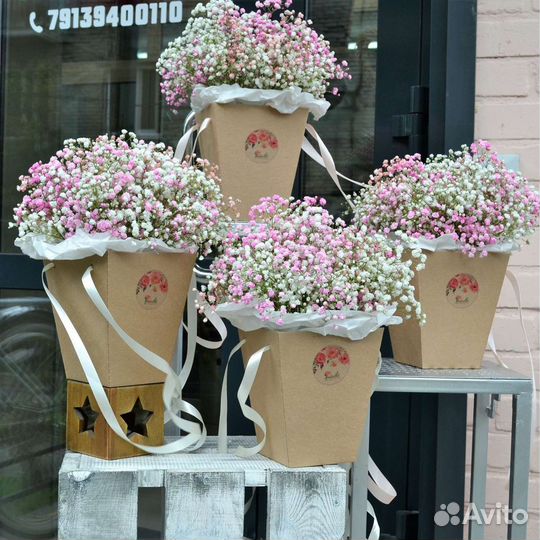 Букет в коробке