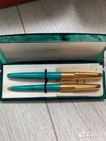 Ручка перьевая с золотым пером СССР