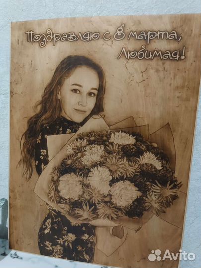 Выжигание портретов/картин по фото