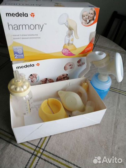 Бутылочка medelа avent + молокоотсосы и пакеты