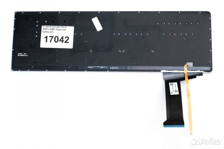 Клавиатура для Asus N551J G551 Красные буквы p/n: