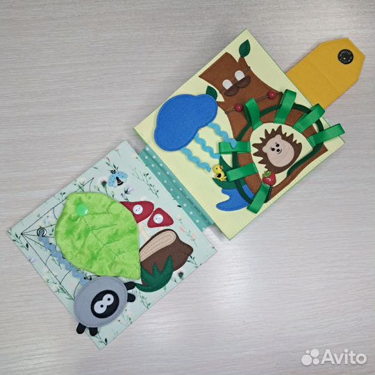 Книжка-игрушка ручной работы 