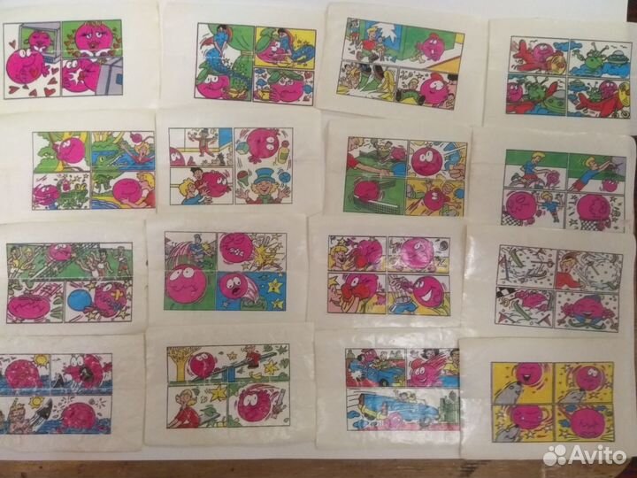 Вкладыши жевательной резинки 