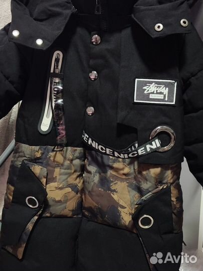 Пуховик зимний на мальчика 130