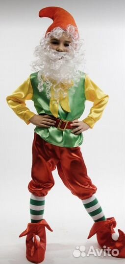 Новогодний костюм гнома 110 размер