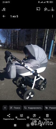Детские коляски 3 в 1 adamex chantal