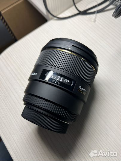Объектив Sigma 85mm f/1.4 EX DG HSM (Sony A)