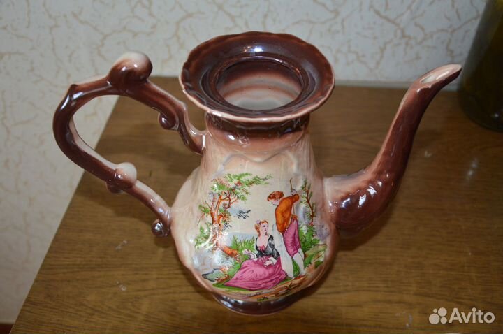 Кофейник Пастушка фарфор СССР