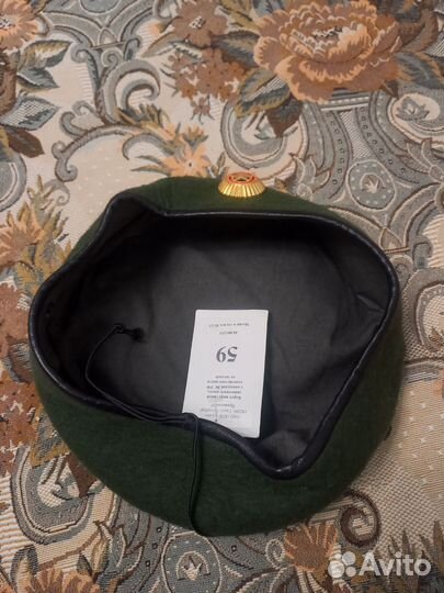 Фуражка военная зеленая