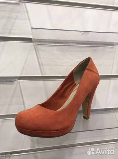 Туфли 36 37 38 39 морковные Marco Tozzi