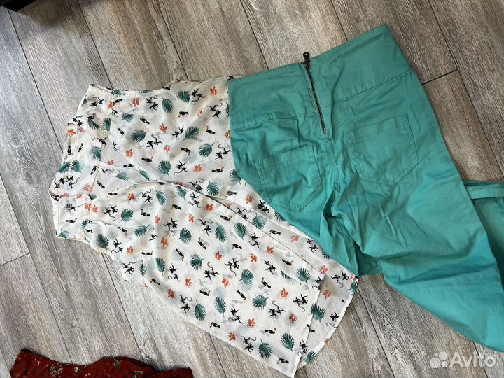 Большой пакет женской одежды xs/s