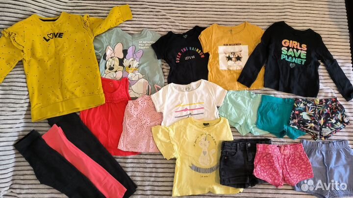 Летние вещи пакетом на девочку 92-98