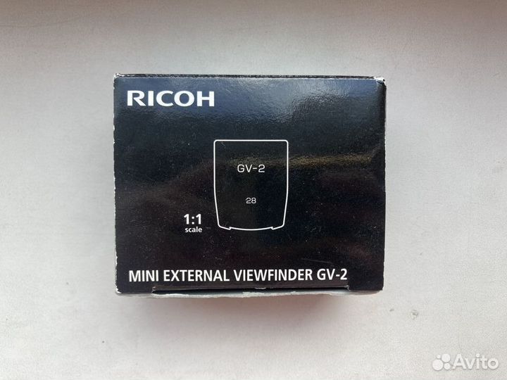 Внешний минивидоискатель ricoh GV-2 (рамка 28 мм)
