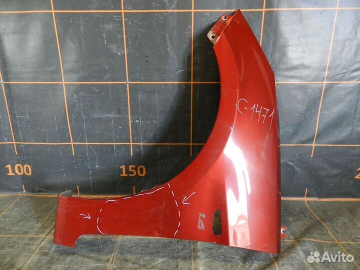 Крыло переднее левое - Hyundai Solaris