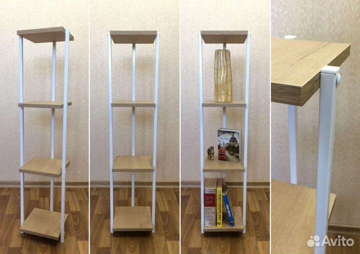 Этажерка / стеллаж / подставка 20х20х100 см