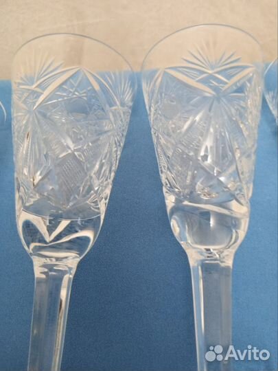 Фужеры хрустальные СССР