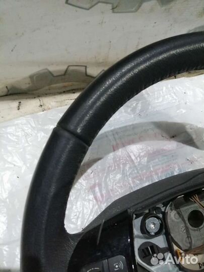 Кожаный руль Opel Astra H, мультируль