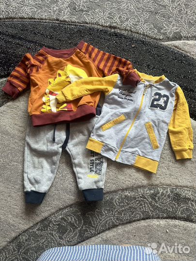 Вещи пакетом на мальчика 6-12 месяцев