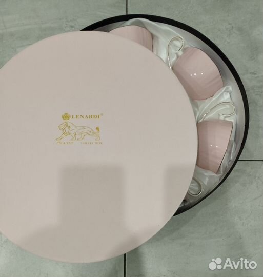 Чайный набор Lenardi Новый 6 чашек и блюдца