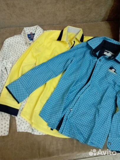 Рубашка для мальчика 122 128