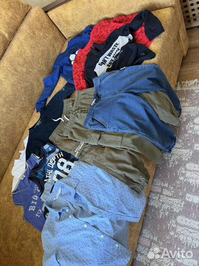 Детские вещи пакетом для мальчика 116-122