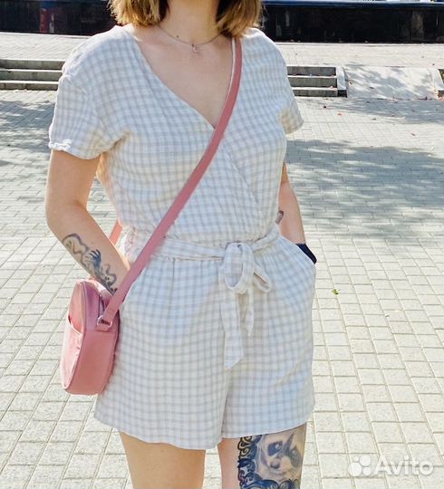 Комбинезон льняной H&M