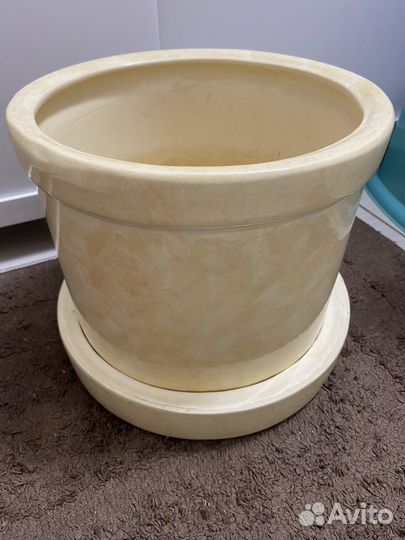 Горшок для цветов (керамический)