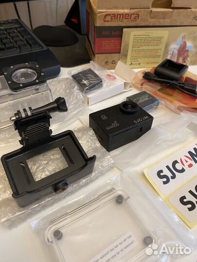 Экшн камера sjcam SJ4000 WiFi большой набор