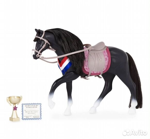 Новая черная ирландская лошадь Lori by Battat