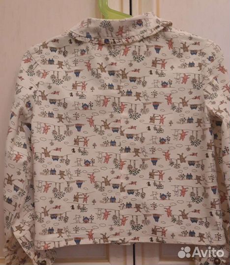 Блуза (рубашка) на девочку 110см Карамелли