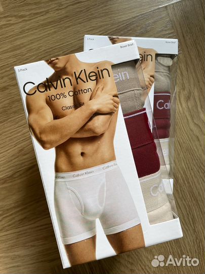 XL,XXL Боксеры Calvin Klein Мужские оригинал Трусы