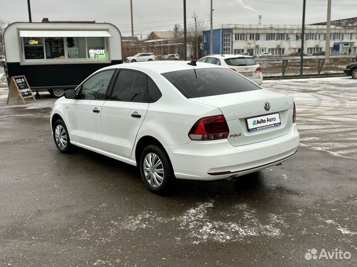 Volkswagen Polo 1.6 МТ, 2018, 222 000 км