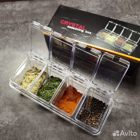 Набор для специй, контейнеры с ложками