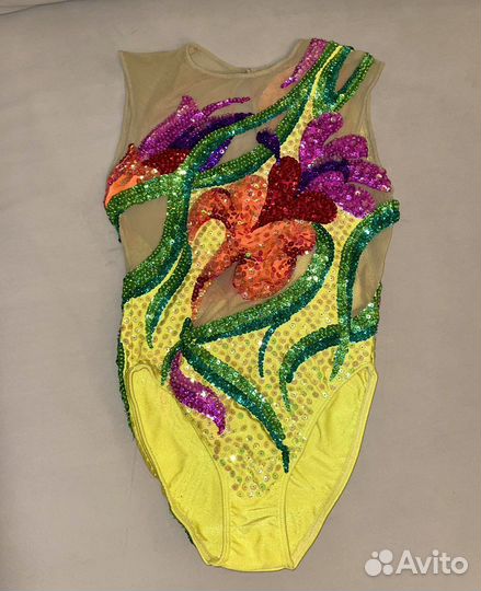 Купальник для синхронного плавания соло шикарный