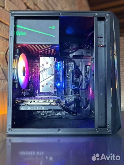 Игровой компьютер i3-10100F/1660S/16Gb/512 гарант