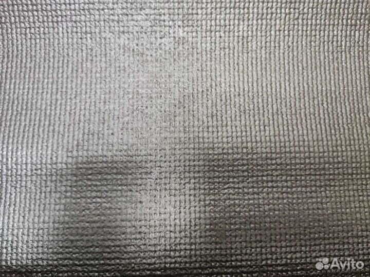 Коврик для йоги и фитнеса чёрный