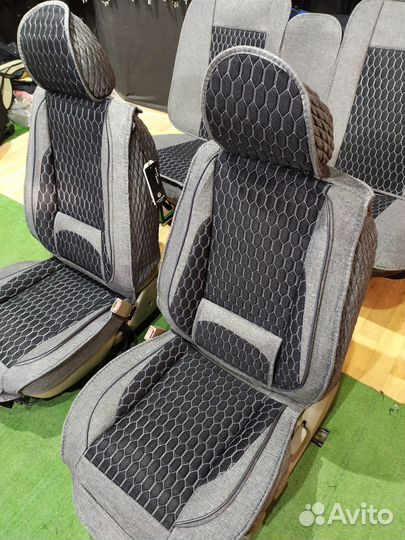 Чехлы на весь салон из Алькантары