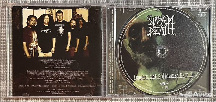 Napalm Death - Leaders Not Followers:Part2 CD Rus