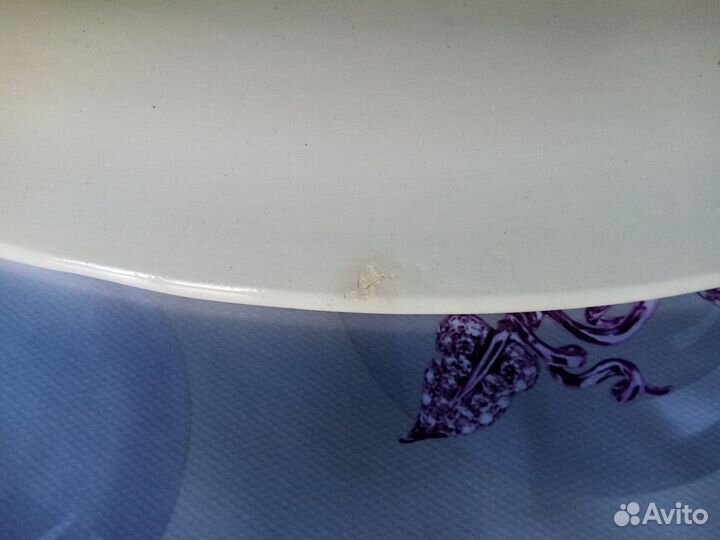 Блюдо фаянс зик