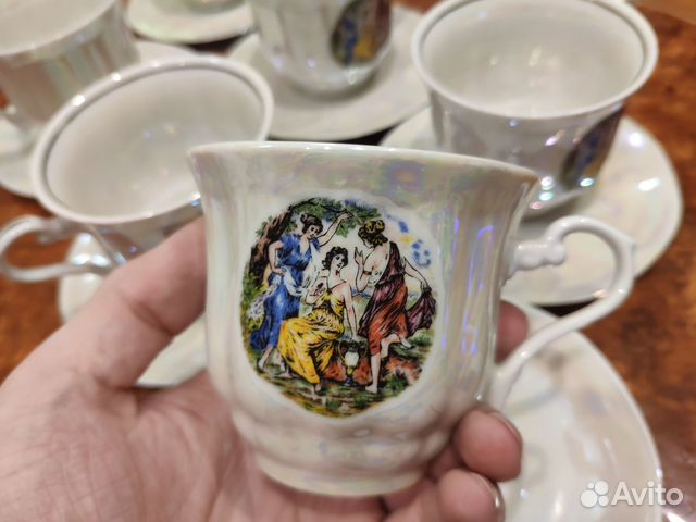 Чайный сервиз перламутровый