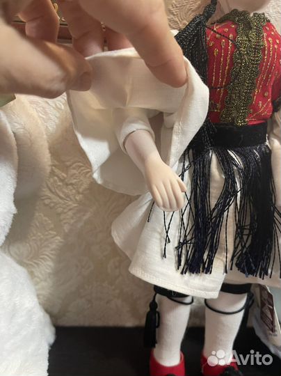 Кукла семейная пара греция